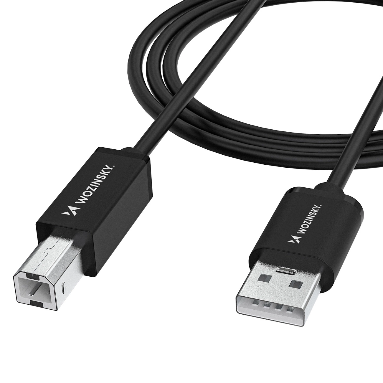 Druckerkabel WZK WKDDY3S, USB-A - USB-B, 2m, Schwarz