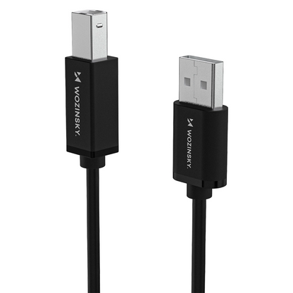 Druckerkabel WZK WKDDY3S, USB-A - USB-B, 2m, Schwarz