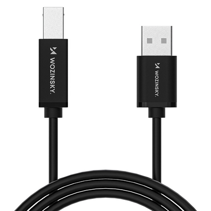 Druckerkabel WZK WKDDY3S, USB-A - USB-B, 2m, Schwarz