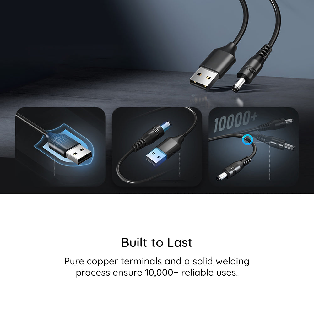 Ladekabel Techsuit AC21 ChargeNest, 1,5m, 11in1, Schwarz