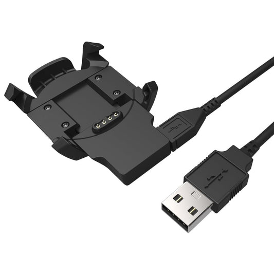 Ladekabel Techsuit TGC5 für Garmin Fenix 3 Sapphire / 3 HR / 3, USB-A, Schwarz