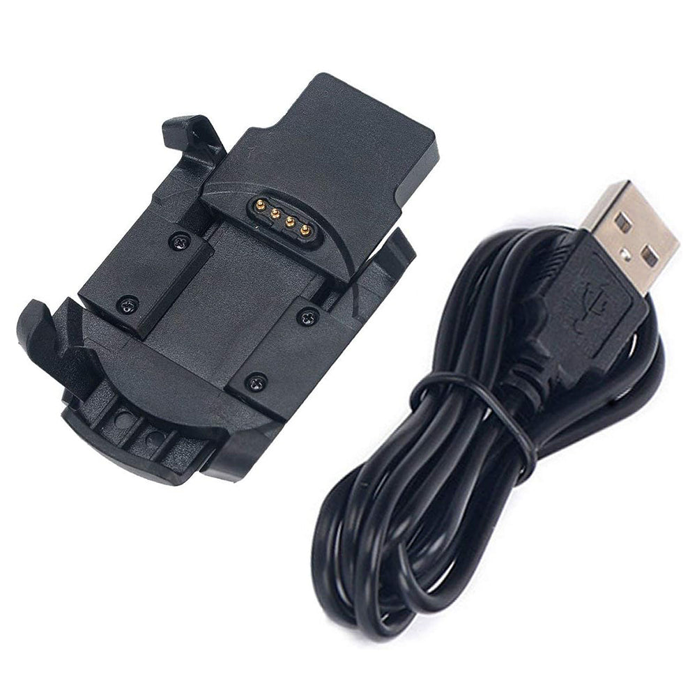 Ladekabel Techsuit TGC5 für Garmin Fenix 3 Sapphire / 3 HR / 3, USB-A, Schwarz