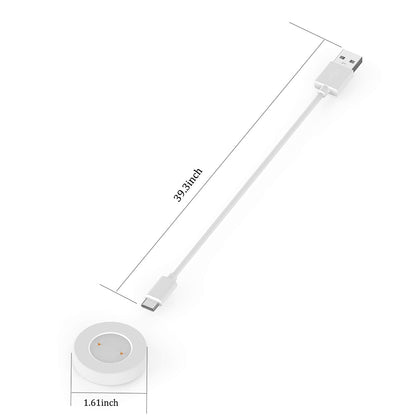 Ladekabel Techsuit THC3 für Honor Watch / Huawei Watch Series, USB-A, Weiß