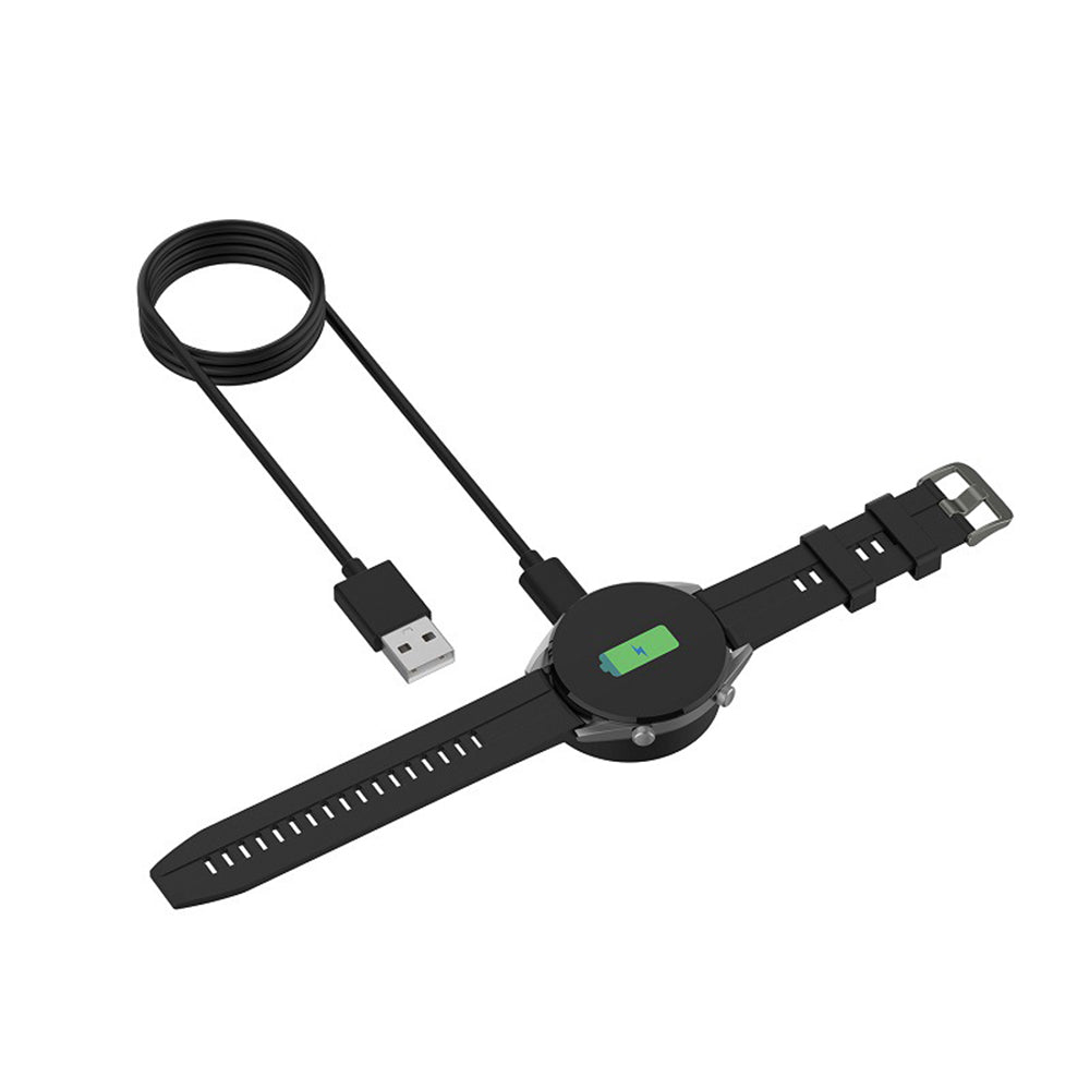Ladekabel Techsuit THC3 für Honor Watch / Huawei Watch Series, USB-A, Schwarz