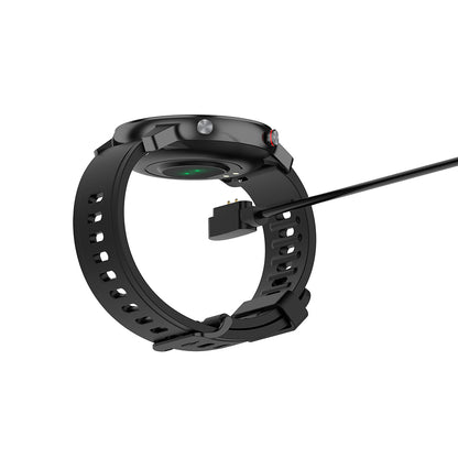 Ladekabel Techsuit TXC4 für Oneplus Nord Watch / Haylou Bling LS12 / RT LS05S, USB-A, Schwarz