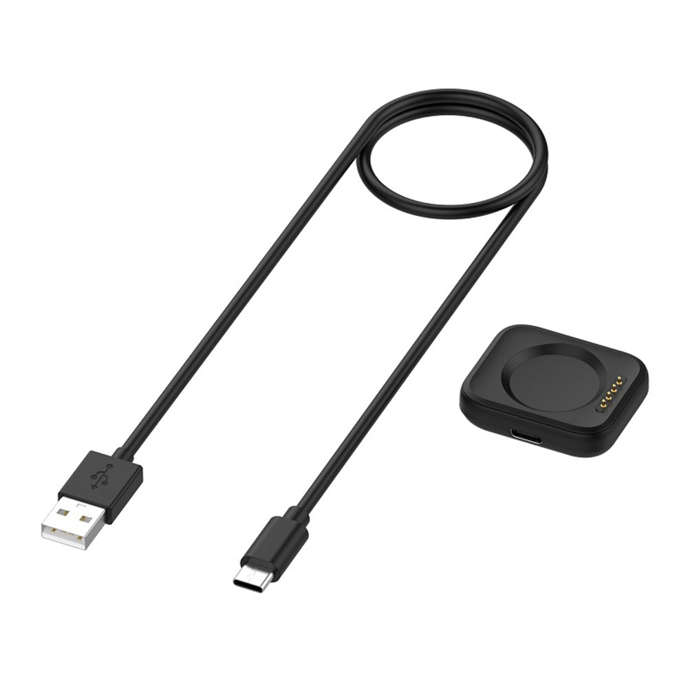 Ladekabel Techsuit TXC8 für Oppo Watch / OnePlus Watch Series, USB-A, Schwarz