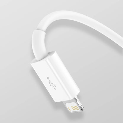 Ladekabel USB-A - Lightning / microUSB / USB-C Baseus Superior 3in1 Series, 20W, 1m, Weiß P10320105221-00