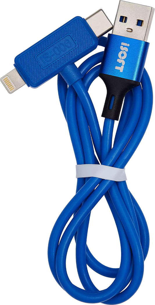 Lightning / USB-C Kabel iSOFT IS-006 Easy Restore Mode für Apple iPhone Serie