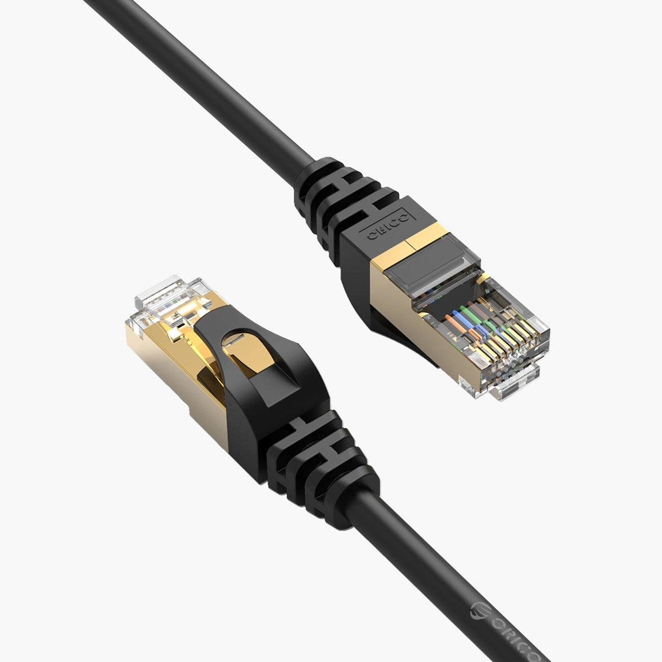 Orico PUG-C7 Netzwerkkabel, UTP, Cat7, 0,5m, Schwarz