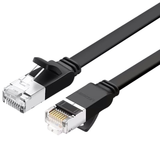 Netzwerkkabel UGREEN NW101 Flach, UTP, Cat6, 2m, Schwarz 