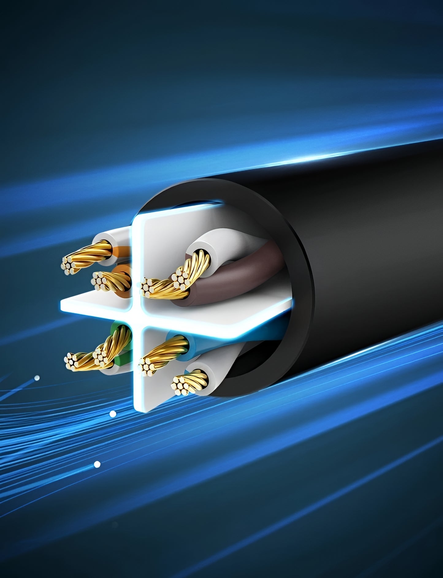 UGREEN NW102 Network Cable, UTP, Cat6, 15m, Black