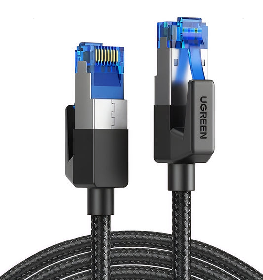 Netzwerkkabel UGREEN NW153, UTP, Cat8, 1m, Schwarz