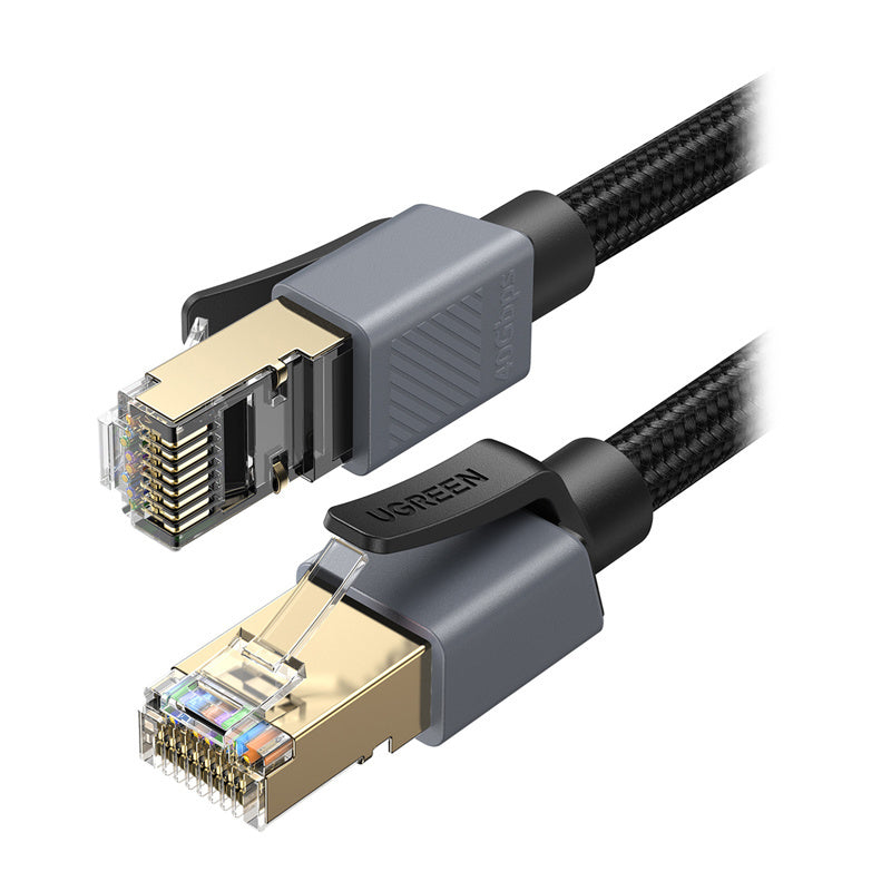 UGREEN NW343 Netzwerkkabel, UTP, Cat8, 1m, Schwarz