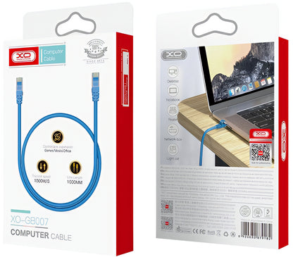 Netzwerkkabel XO Design GB007, UTP, Cat6, 1m, Blau