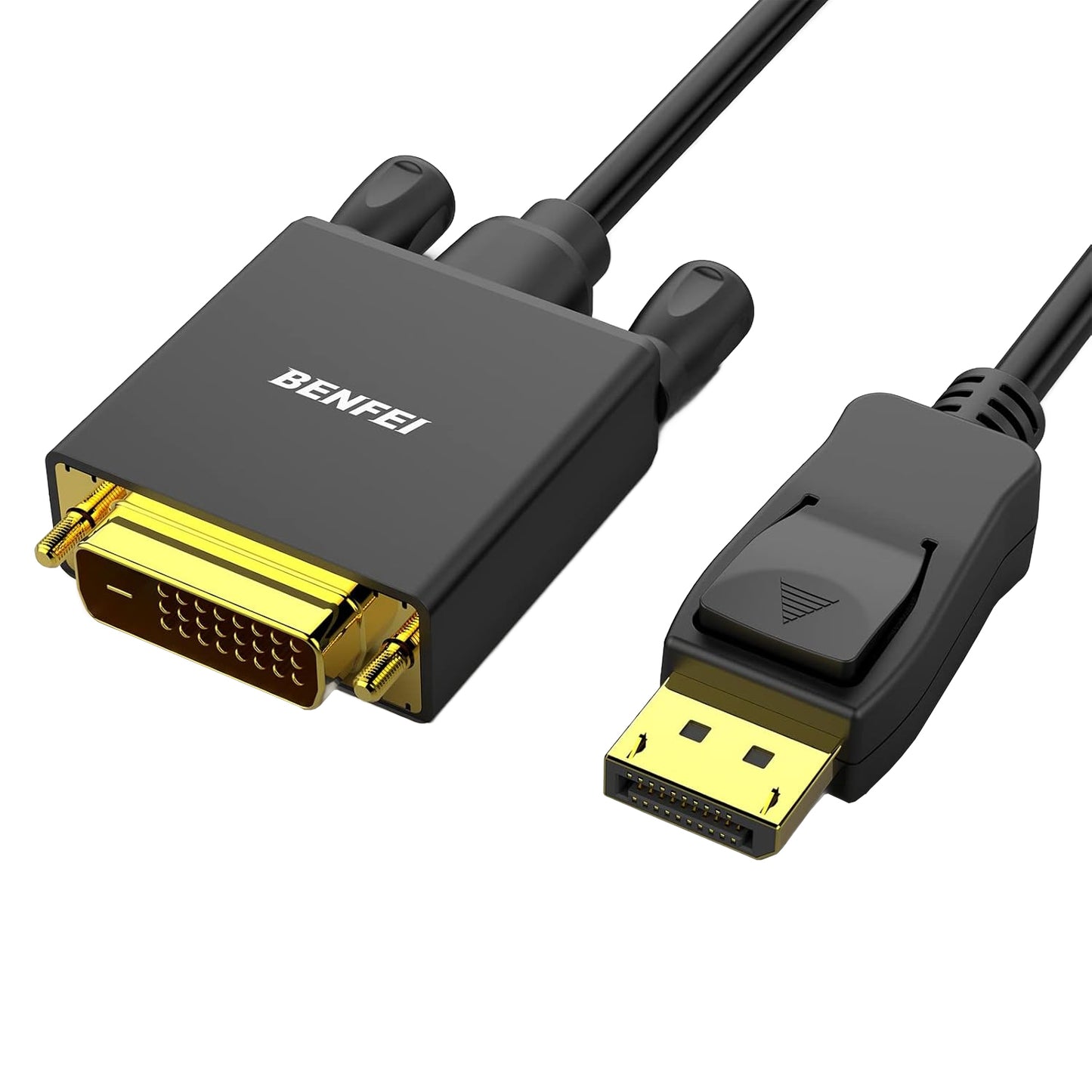 Benfei Videokabel, DisplayPort - DVI, 1080P, 0,9 m, Schwarz