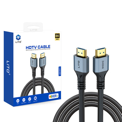 Lito HD119 Videokabel, HDMI - HDMI, 8K, 1,8 m, Schwarz