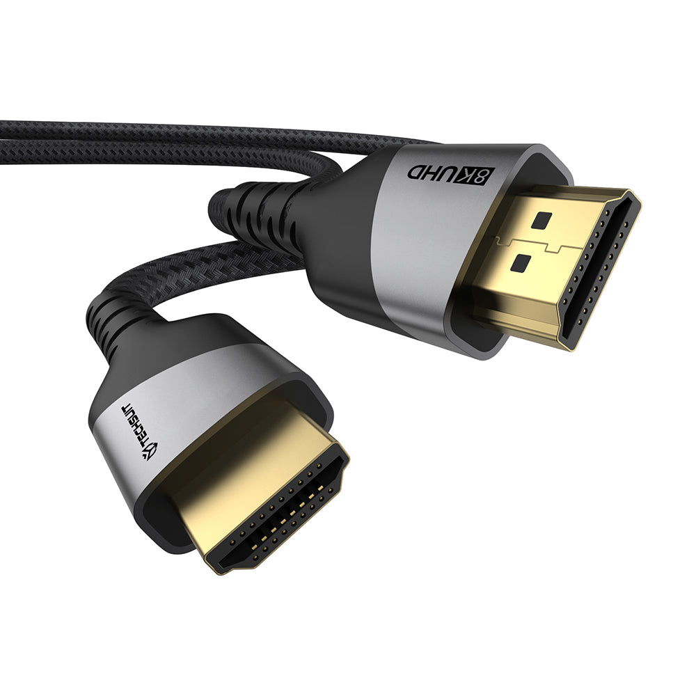 Techsuit NexusVision Pro CX3 Videokabel, HDMI - HDMI, 8K, 2m, Grau