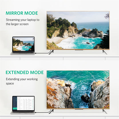 UGREEN DP102 Video-Kabel, DisplayPort - DisplayPort, 4K, 2m, Schwarz