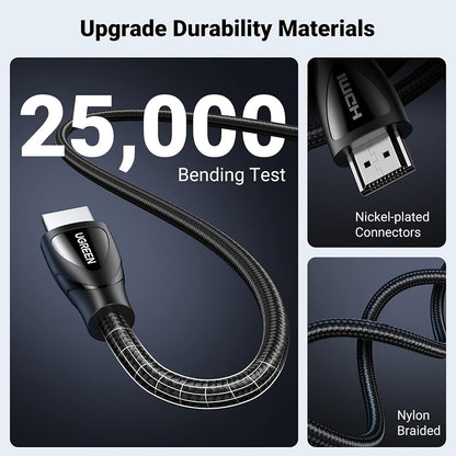 Video-Kabel Ugreen HD140 (80405), HDMI - HDMI, 5m, Schwarz