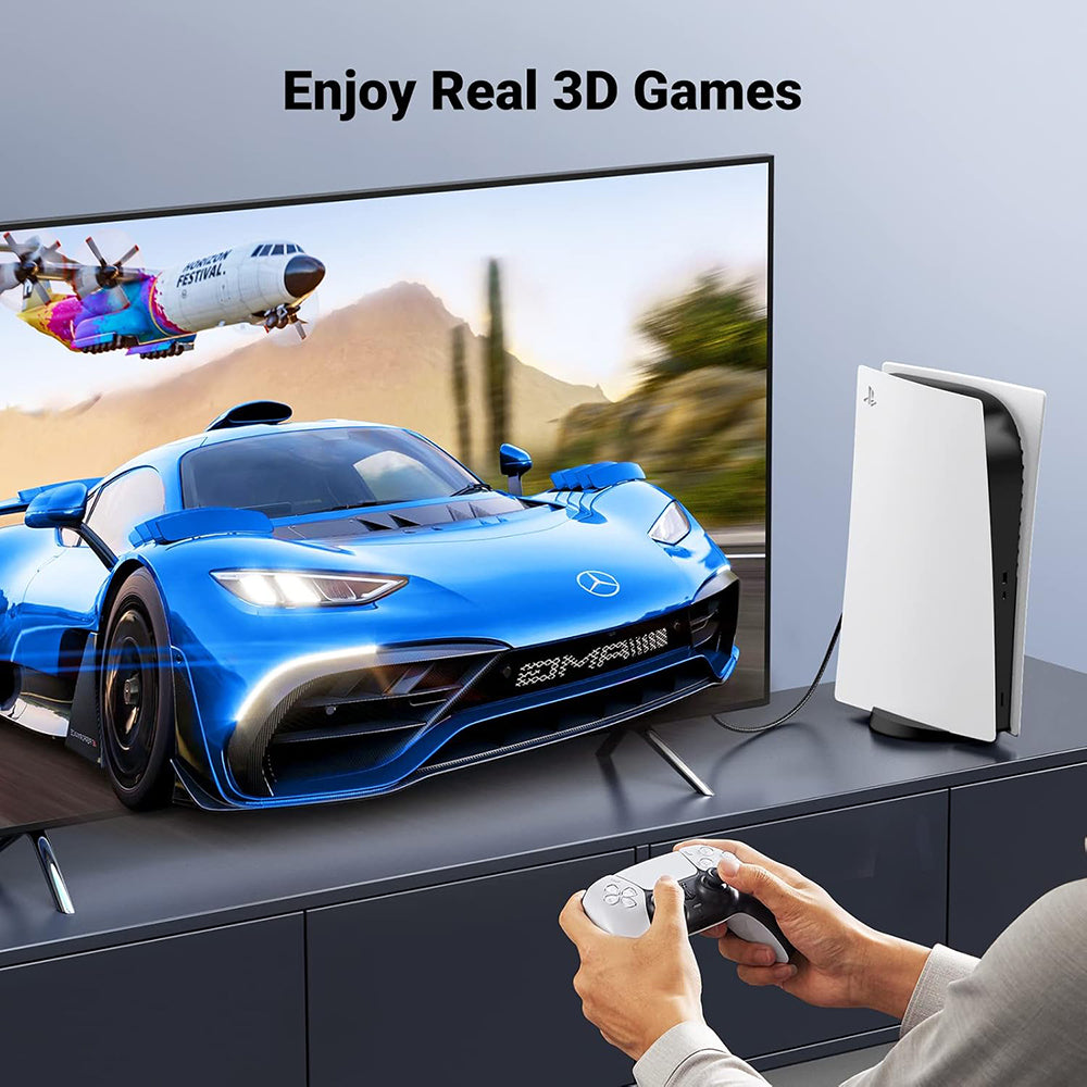 Video-Kabel Ugreen HD140 (80405), HDMI - HDMI, 5m, Schwarz