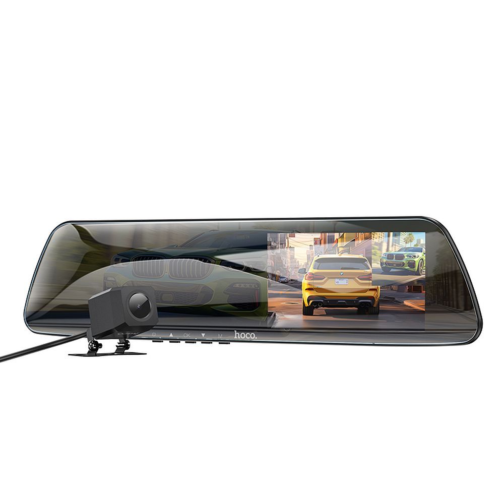 HOCO DV4 Spiegel Front Rückansicht Auto Kamera, 4.5inch Display