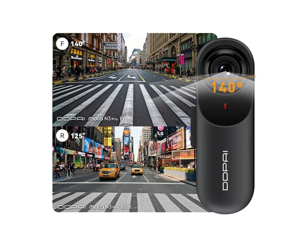 DDPAI mola N3 Pro 2026 Front- und Rückfahrkamera, 1600P, Wi-Fi