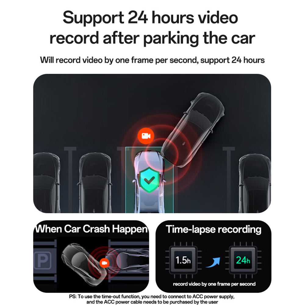 Auto Kamera Yesido KM22, 1080P, Wi-Fi, Schwarz