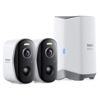Baseus N1 Plus Überwachungskamera, Wi-Fi, 2K, IP67, Außenbereich, Set 2 Stück S0TY002131