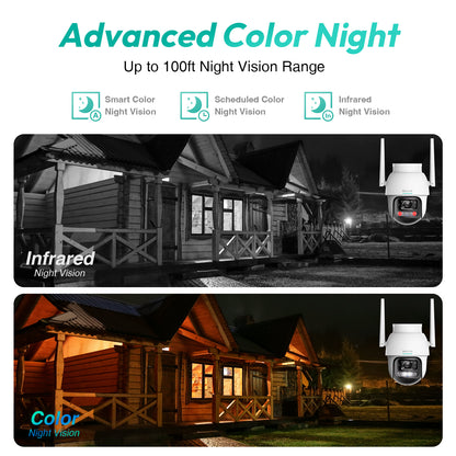 Überwachungskamera Botslab W311, Wi-Fi, 2K, IP66, Außenbereich 