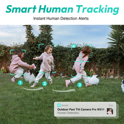 Überwachungskamera Botslab W311, Wi-Fi, 2K, IP66, Außenbereich 