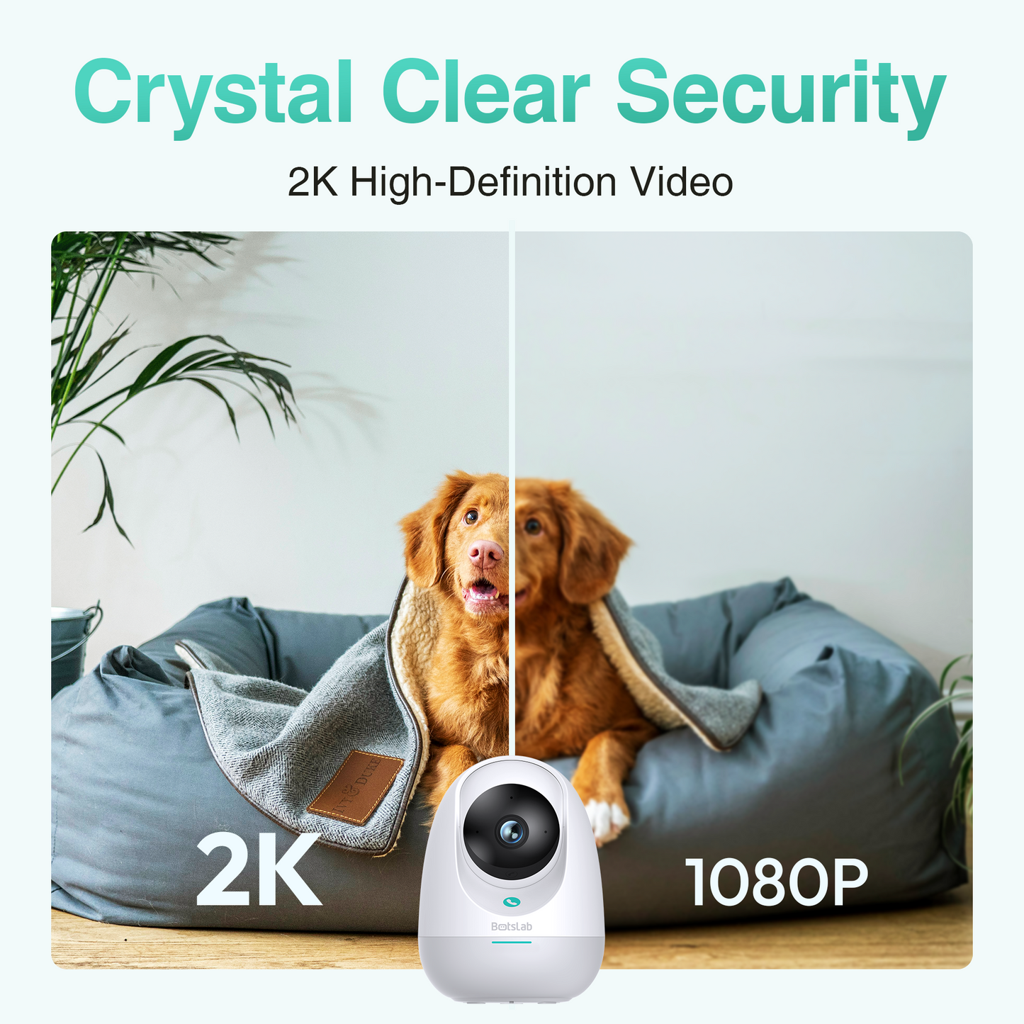 Überwachungskamera Botslab 2E Pro C213, Wi-Fi, 2K, 2K, Innenbereich 