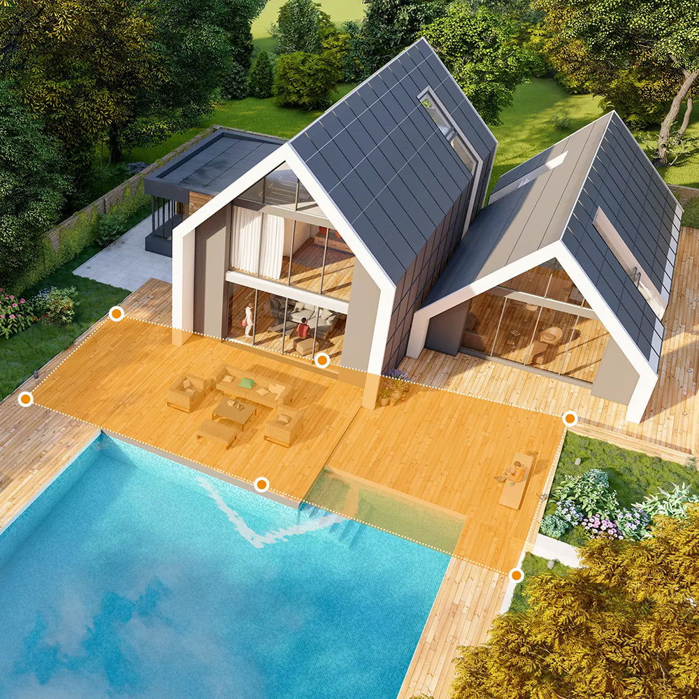 Überwachungskamera Imou Cruiser Triple, Wi-Fi, 3K + 2K, IP65, Außenbereich, Weiß IPC-S7UP-11M0WED