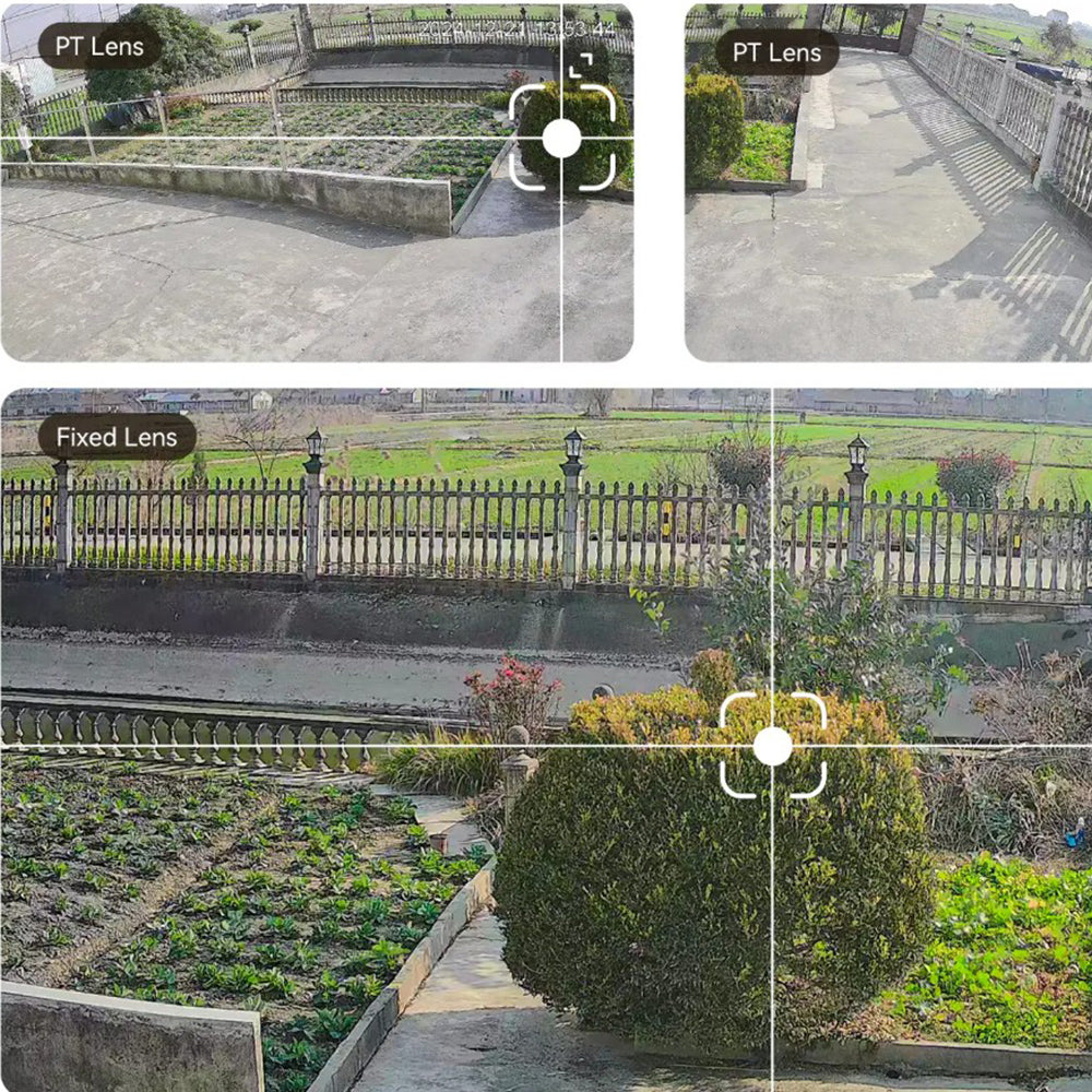 Überwachungskamera Imou Cruiser Triple, Wi-Fi, 3K + 2K, IP65, Außenbereich, Weiß IPC-S7UP-11M0WED