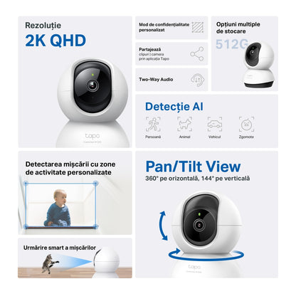 Überwachungskamera TP-LINK Tapo C220, Wi-Fi, 2K, Innenbereich 