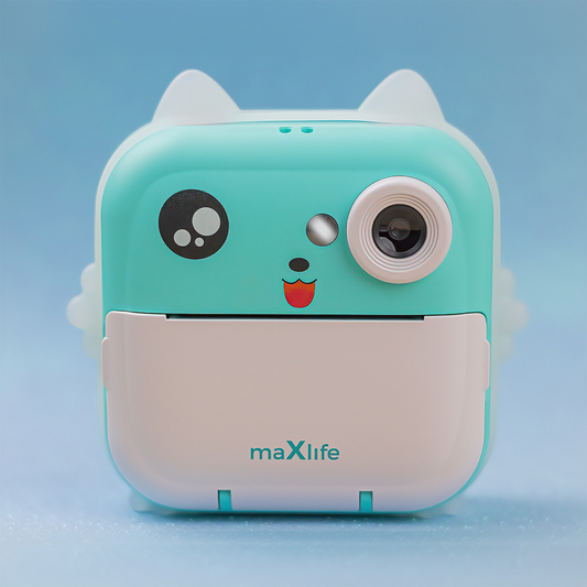 Digitalkamera mit Druckfunktion MaXlife MXPC-100 Kids, Blau