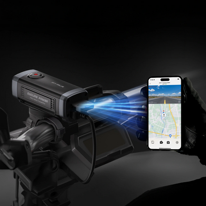 Akeeyo 710 Lite Sportkamera für Fahrrad / Motorrad, 2K, Wi-Fi, Schwarz