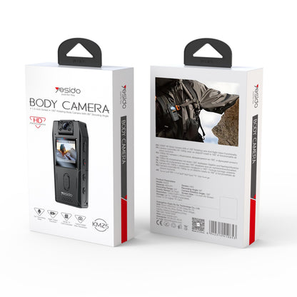 Sportkamera Yesido KM25, 1080P, 1,3-Zoll-Display, Schwarz