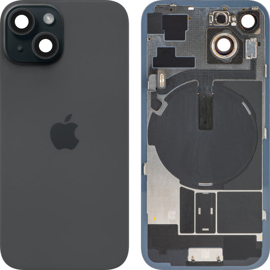 Apple iPhone 15 Batterieabdeckung, Schwarz, Swap