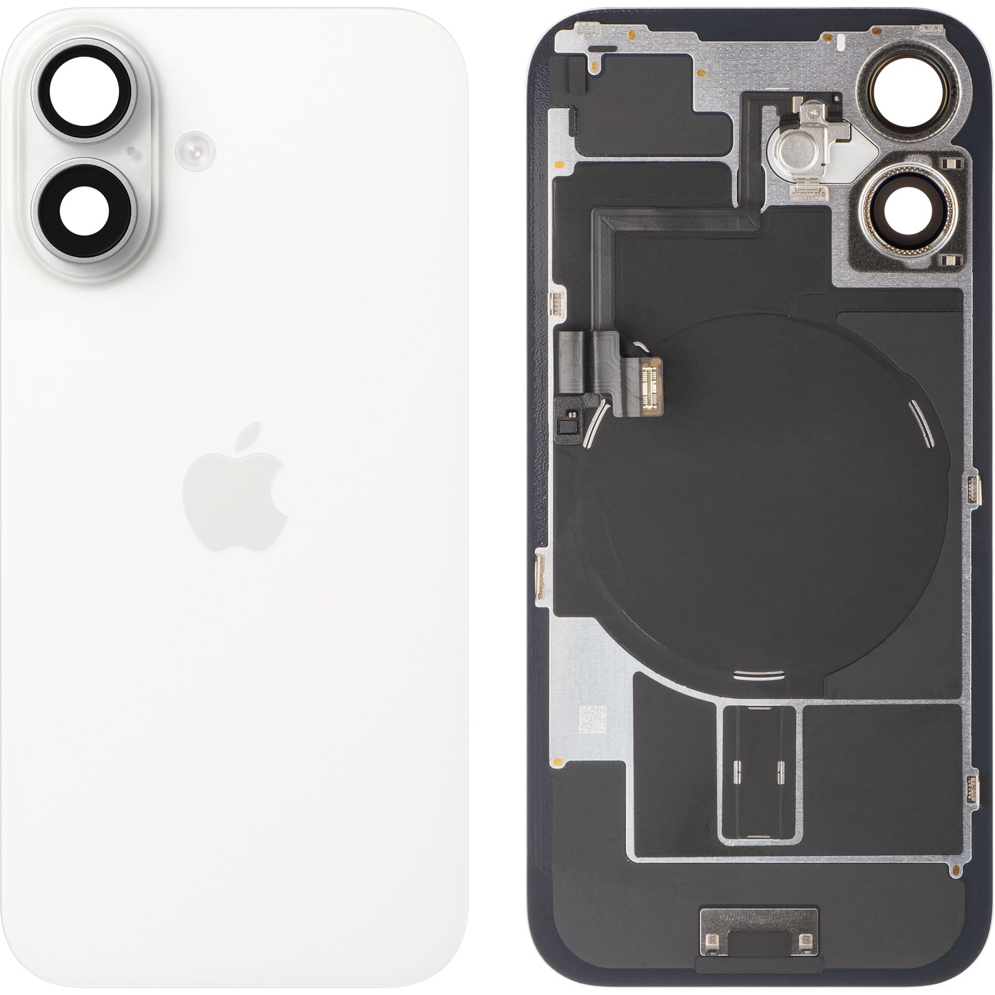 Akkuabdeckung Apple iPhone 16, Weiß, Swap