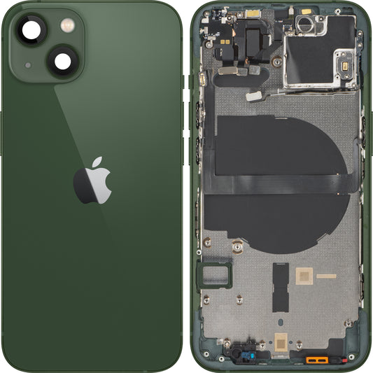 Apple iPhone 13 Akkudeckel, mit Mittelgehäuse, Grün, Swap