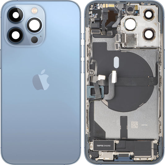 Akkuabdeckung Apple iPhone 13 Pro, mit Mittelgehäuse, vollständige Teile, Blau (Sierra Blue), Swap