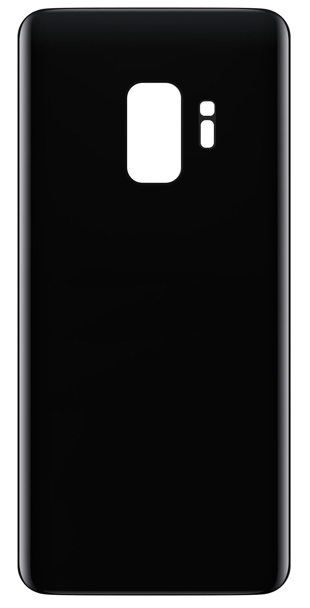 Akkudeckel kompatibel mit Samsung Galaxy S9 G960, Schwarz