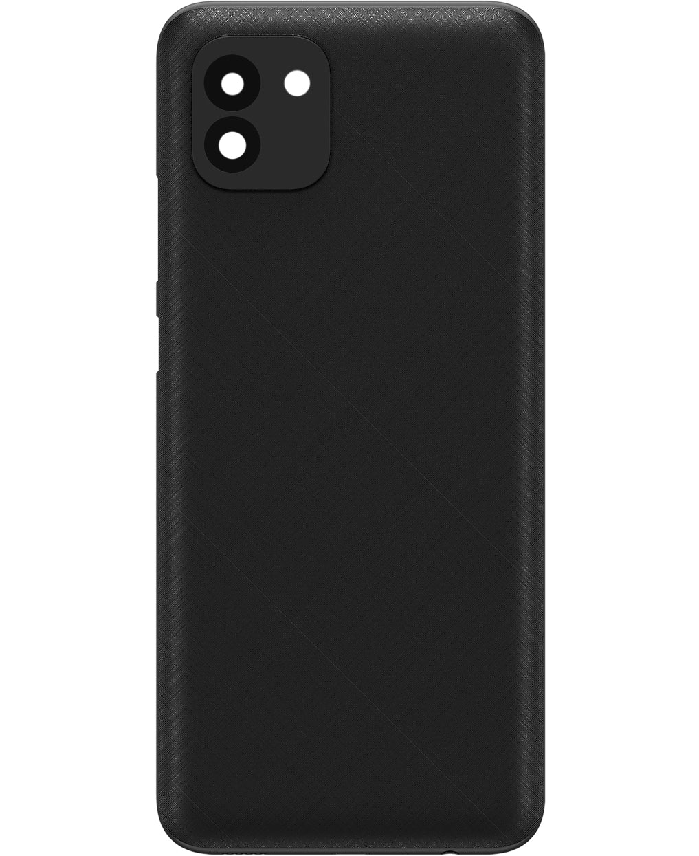 Batteriedeckel kompatibel mit Samsung Galaxy A03 A035, Version F, Schwarz
