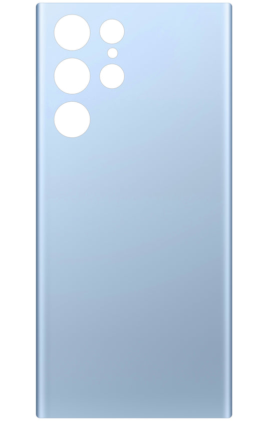 Batteriedeckel kompatibel mit Samsung Galaxy S22 Ultra 5G S908, Blau