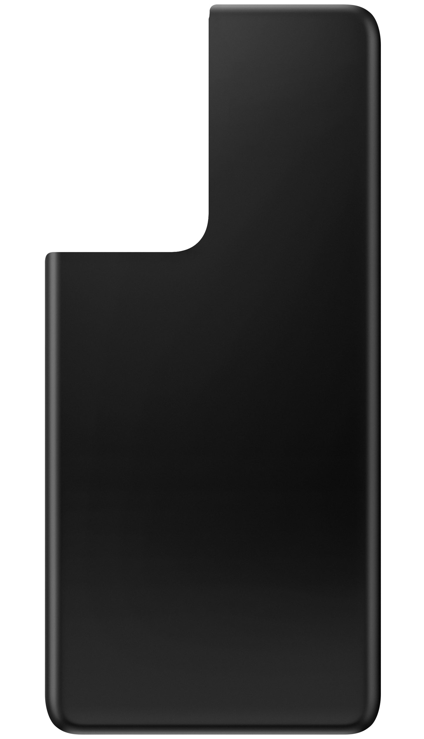 Akkudeckel kompatibel mit Samsung Galaxy S21 Ultra 5G G998, Schwarz