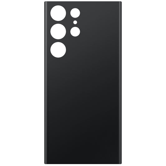Batteriedeckel kompatibel mit Samsung Galaxy S23 Ultra S918, Schwarz