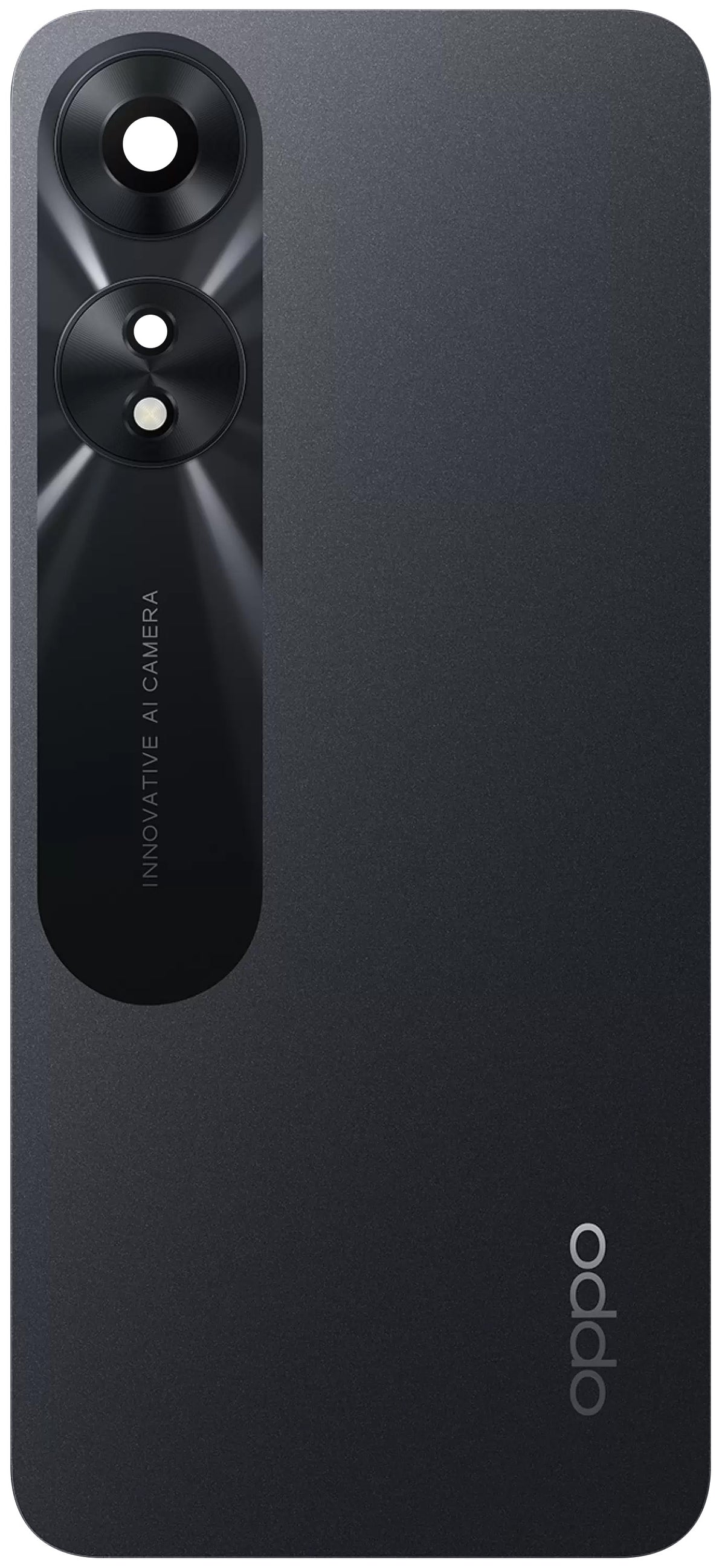Akkuabdeckung / Backcover für Oppo A78 5G | Schwarz (Glowing Black) | Swap B-Ware