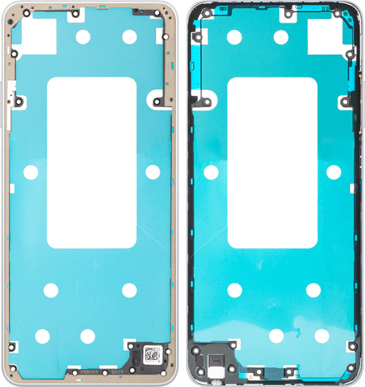 Mittelgehäuse Oppo A5 4G, Silber (Mist White), Service Pack 612118001142