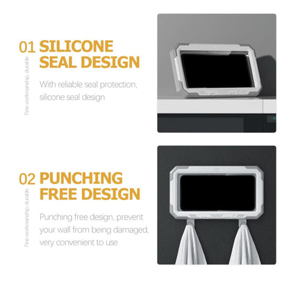 Wandgehäuse mit Touch-Membran Techsuit LC-888 für Telefon, Wasserdicht, Grau