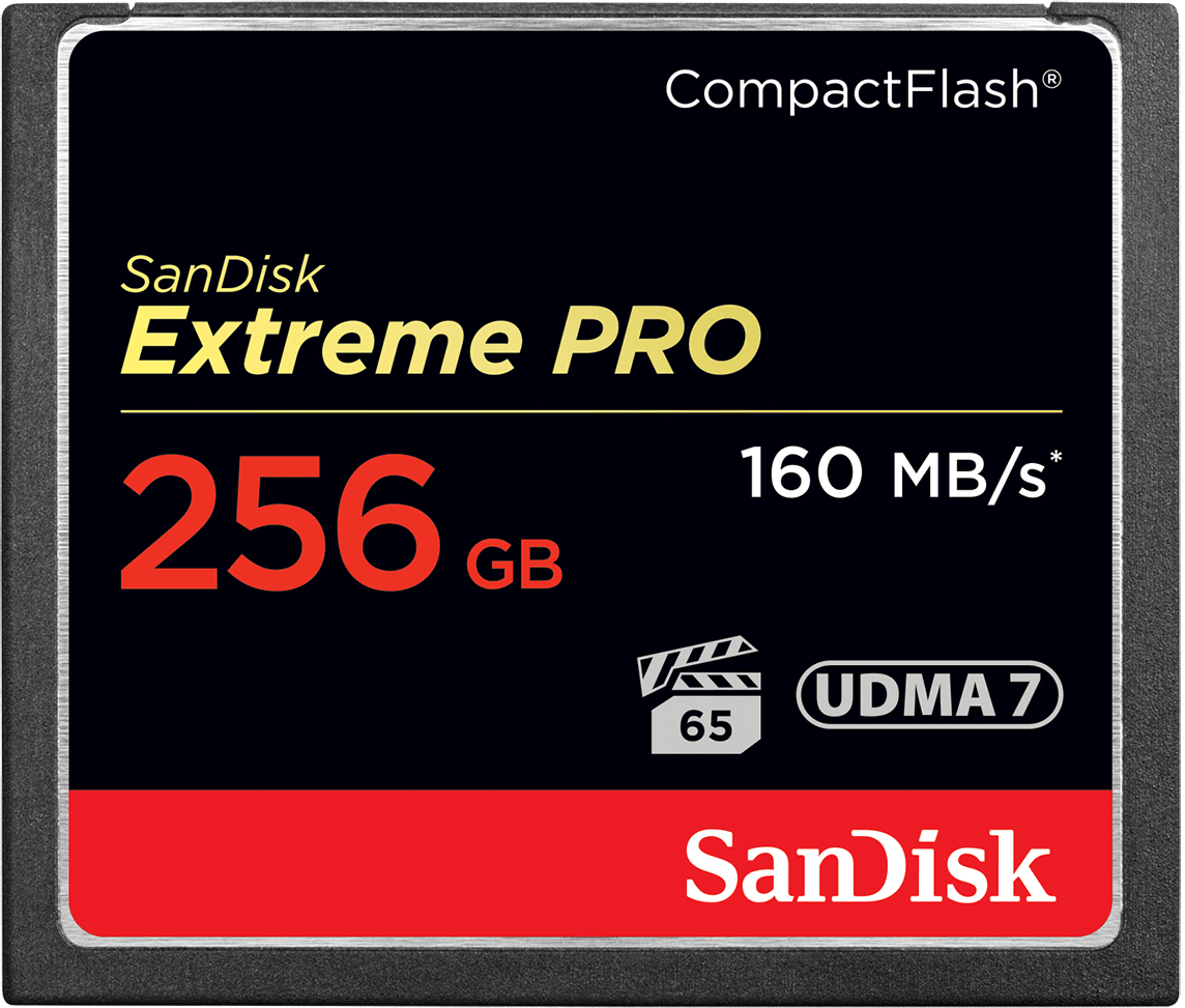 SanDisk Extreme Pro CompactFlash Speicherkarte, 256Gb, UDMA 7 SDCFXPS-256G-X46